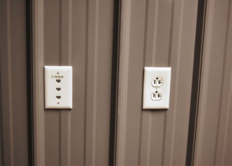 outlet box on metal pole barn ceiling|pole barn wall outlets.